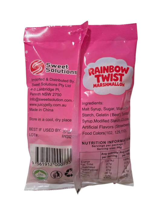 Bemallow Strawberry Twist Marshmallow 100g