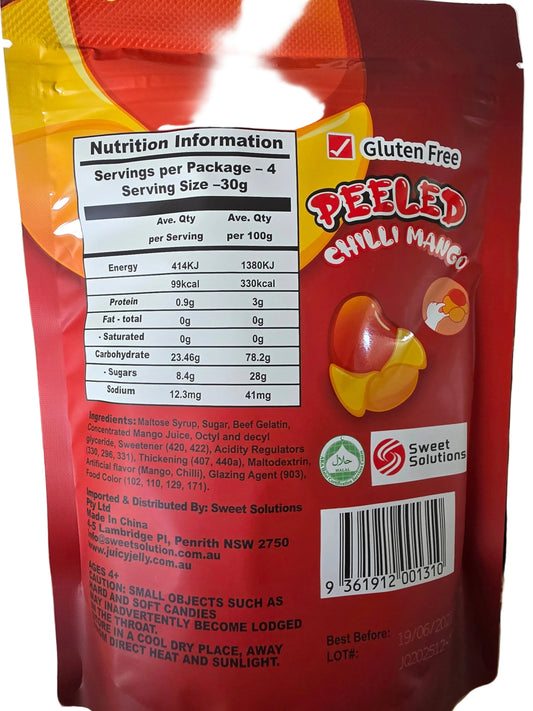 Juicy Jelly Peeled Chilli Mango 120g