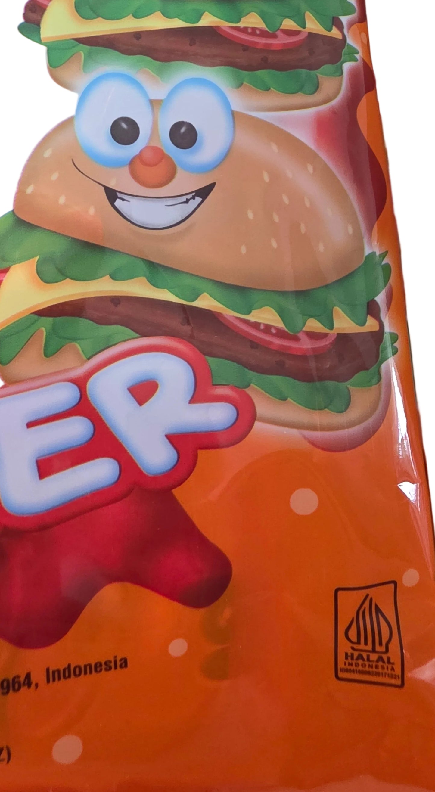Yupi Burger Peg Bag 96g