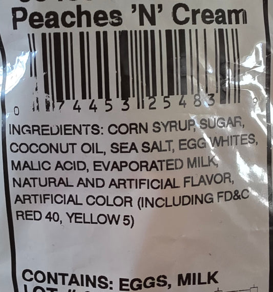 Taffy Town Salt Water Taffy Peaches 'N' Cream 100g