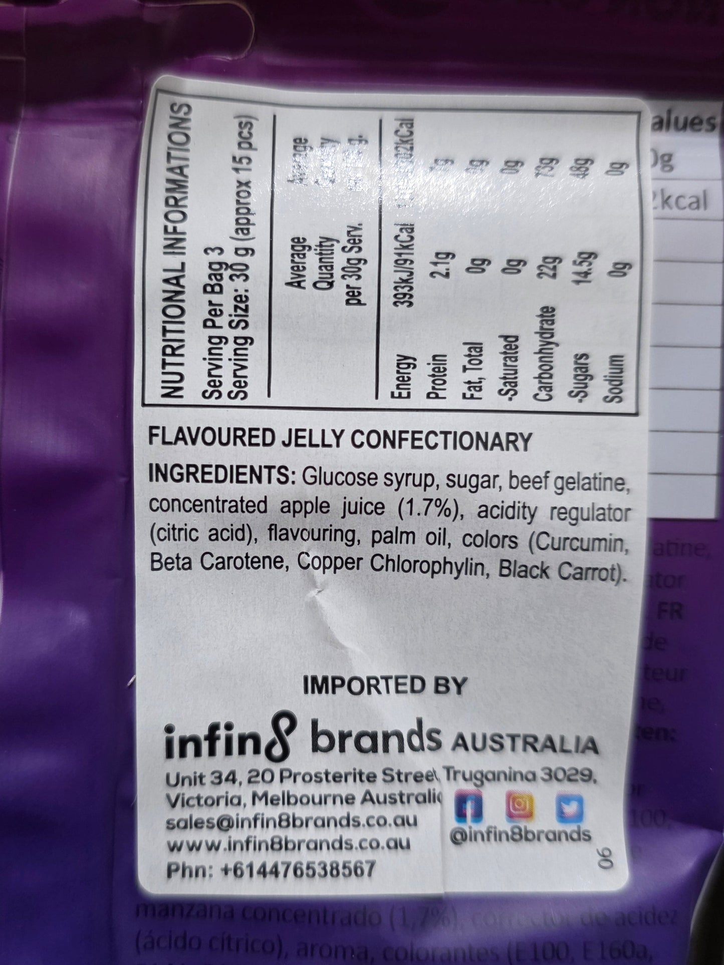 Gummy Rush Berry Bliss 90g