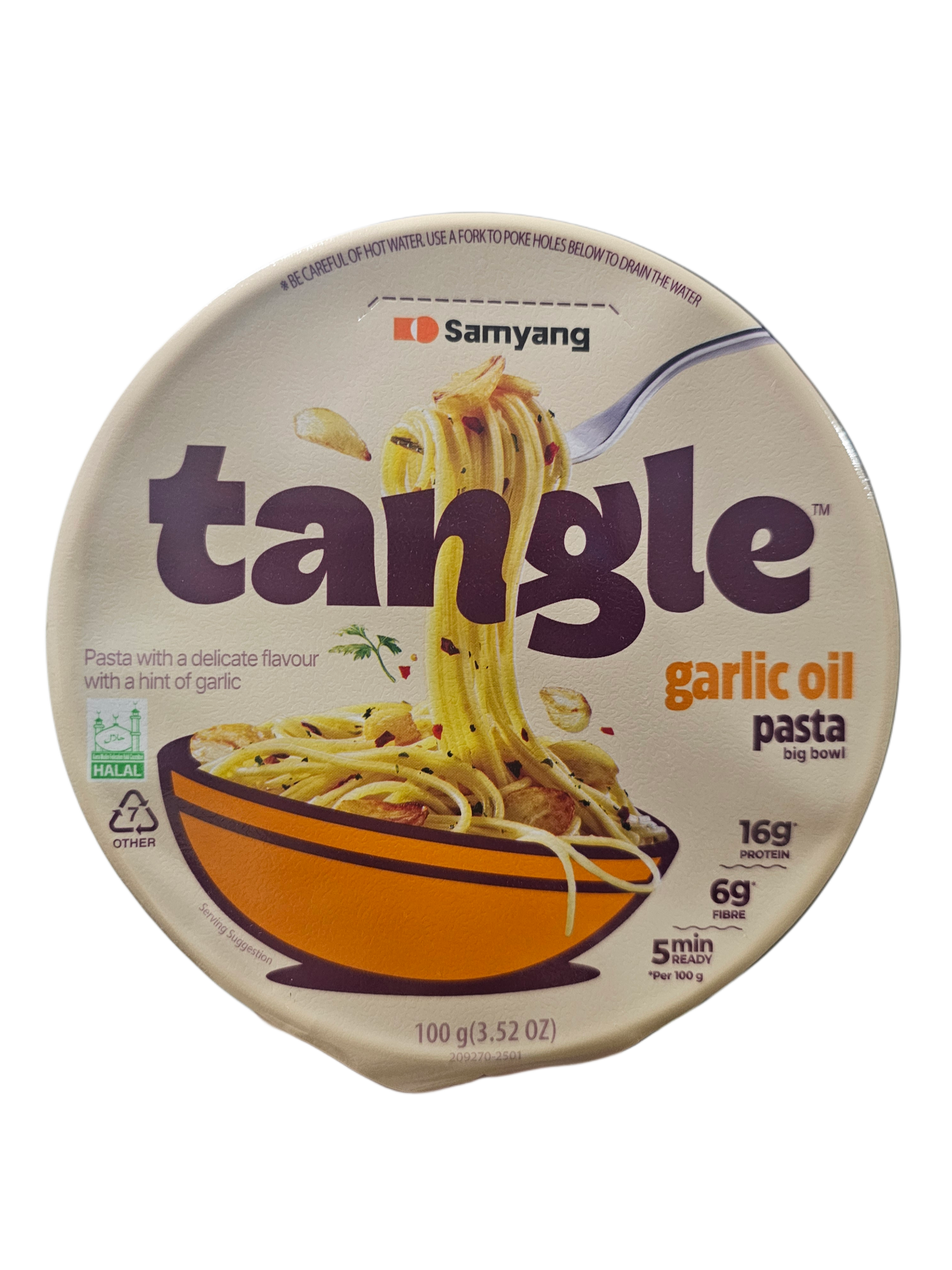 Tangle Garlic Oil Pasta Big Bowl 100g