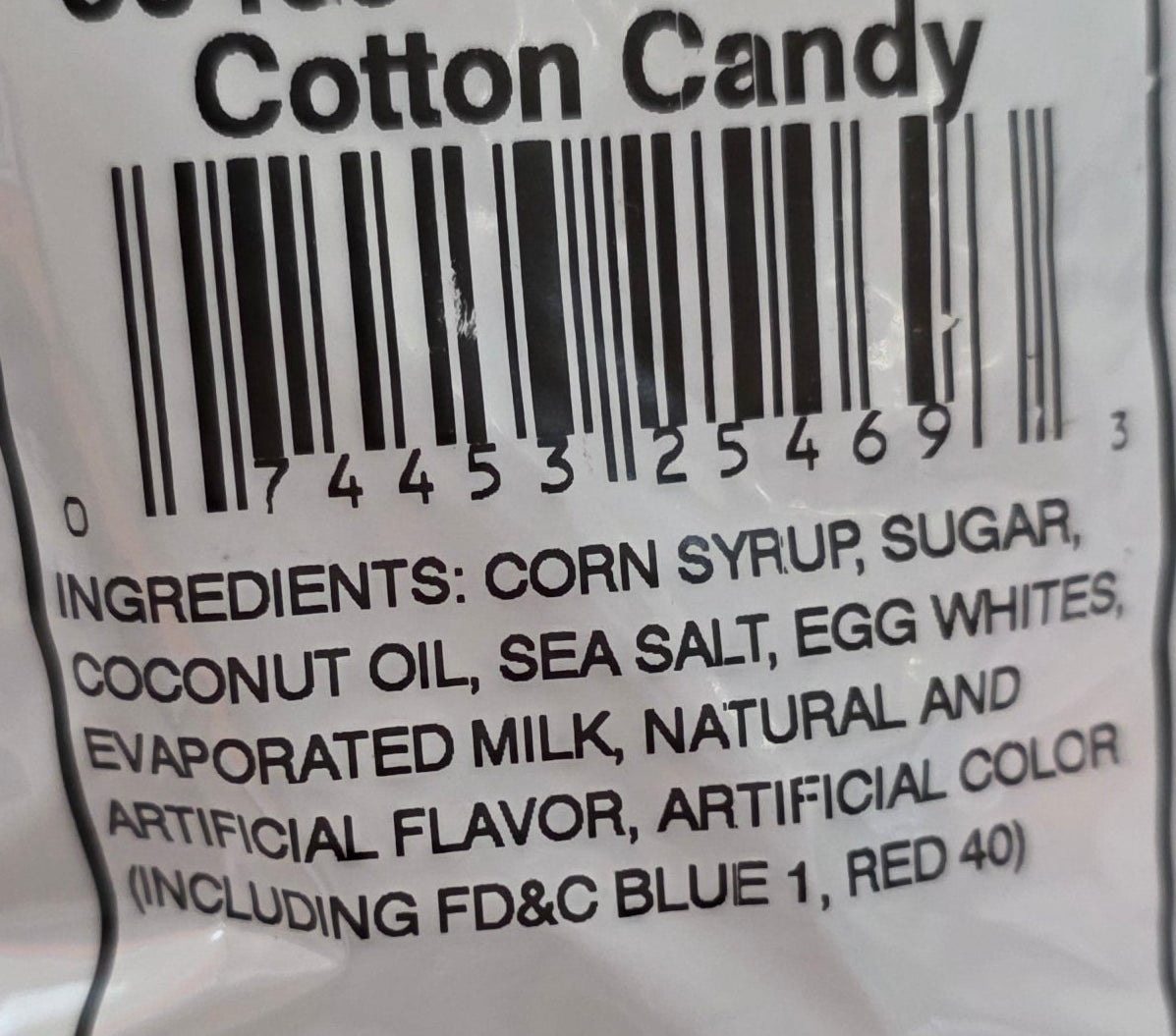 Taffy Town Salt Water Taffy Cotton Candy 100g