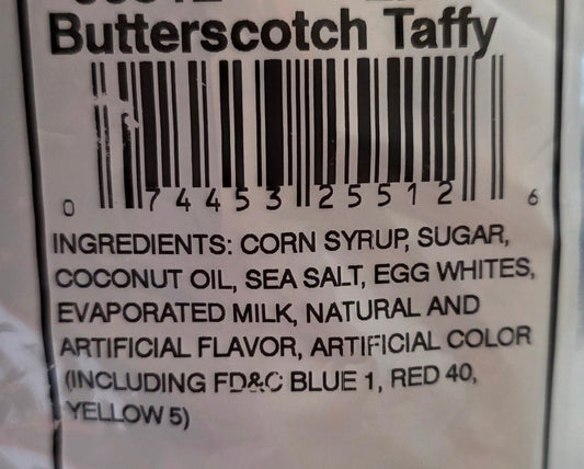 Taffy Town Salt Water Taffy Butterscotch 100g