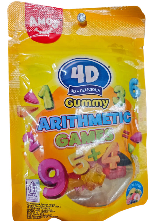 Amos 4D Gummy Arithmetic Games 72g