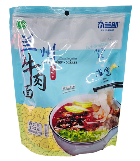 Galanlang Lanzhou Beef Thin & Wide Noodles 205g