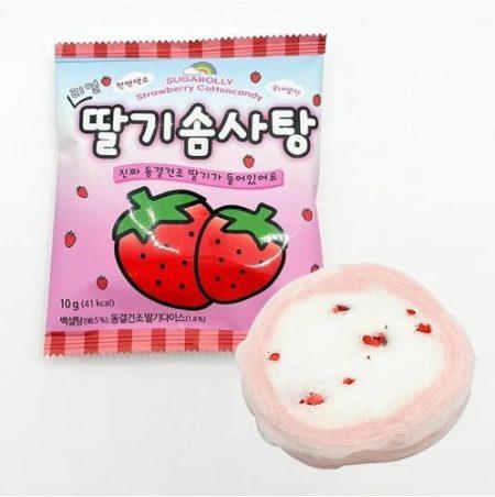 Sugarolly Strawberry Cotton Candy 10g