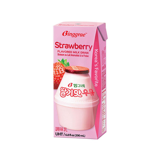 Binggrae Strawberry Flavour Milk Drink 200ml