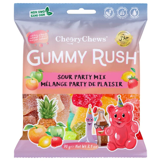 Gummy Rush Sour Party Mix 90g