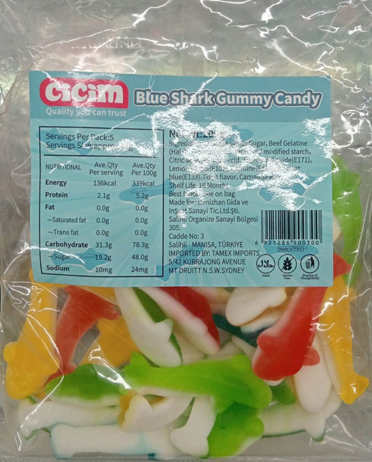 Blue Shark Gummy Candy 200g