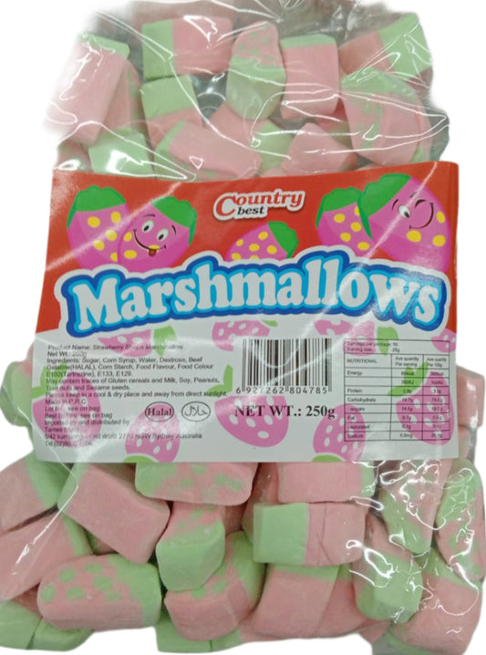 Strawberry Marshmallows 250g