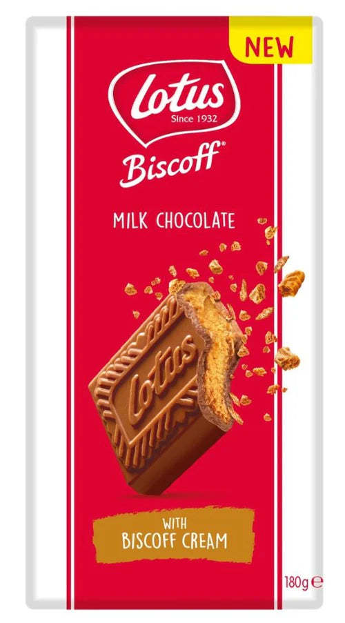 Biscoff Milk Chocolate with Biscoff Cream 180g