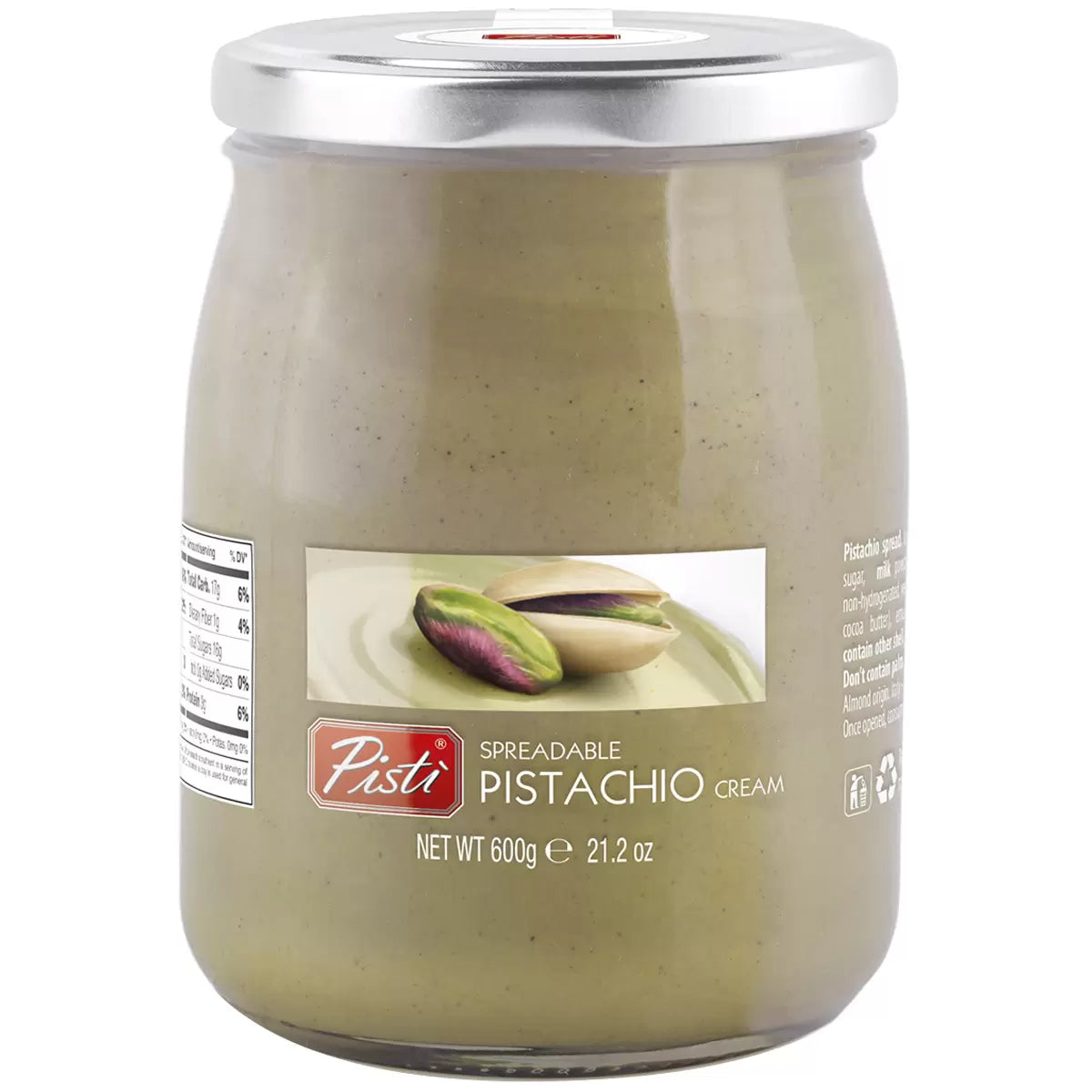 Pisti Spreadable Pistachio Cream 600g