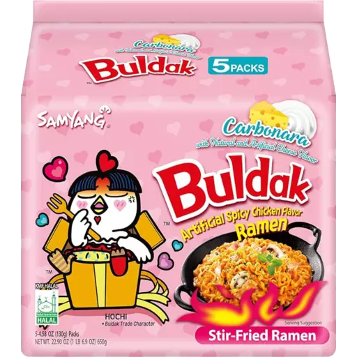 Samyang Buldak Carbonara Ramen 650g