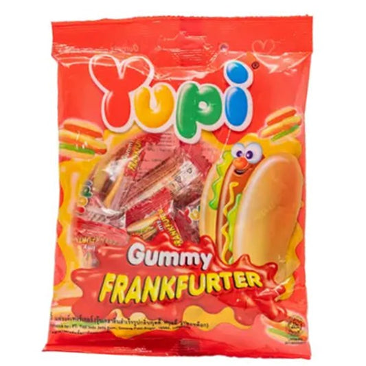 Yupi Gummy Frankfurter Peg Bag 84g