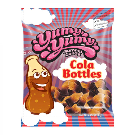 Yumy Yumy Gummy Candy Cola Bottles 114g