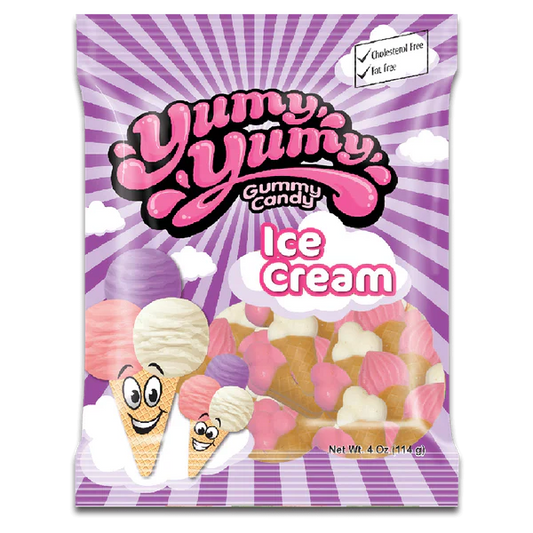 Yumy Yumy Gummy Candy Ice Cream 114g