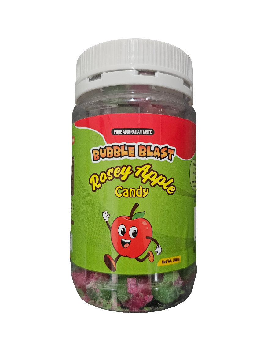 Bubble Blast Rosey Apple Candy 250g
