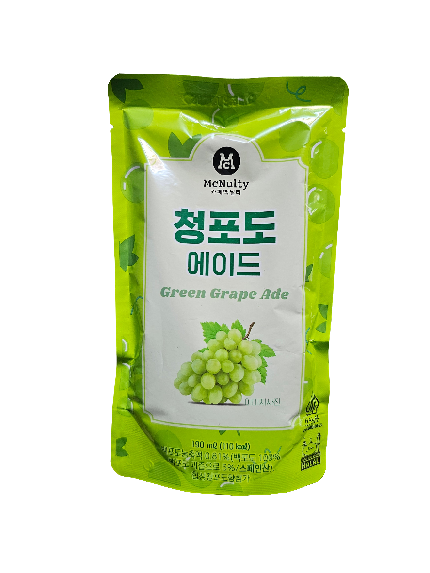 Mcnulty Green Grape Ade 190ml