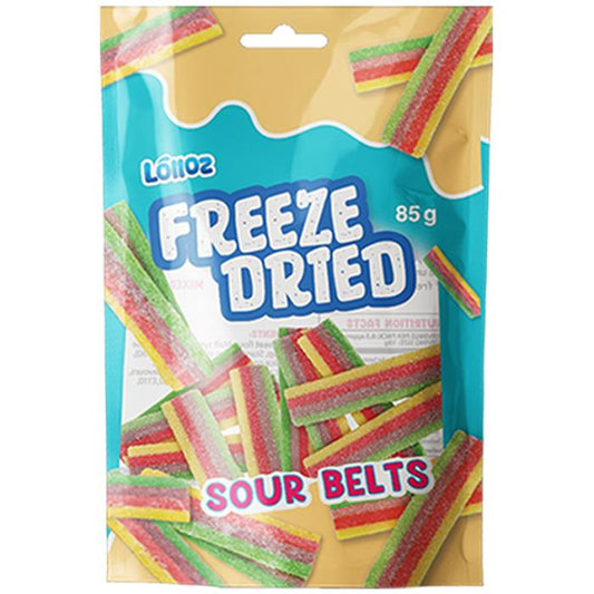 Lolloz Freeze Dried Sour Belts 85g