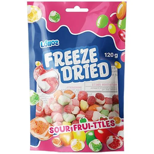 Lolloz Freeze Dried Sour Frui-ttles 120g