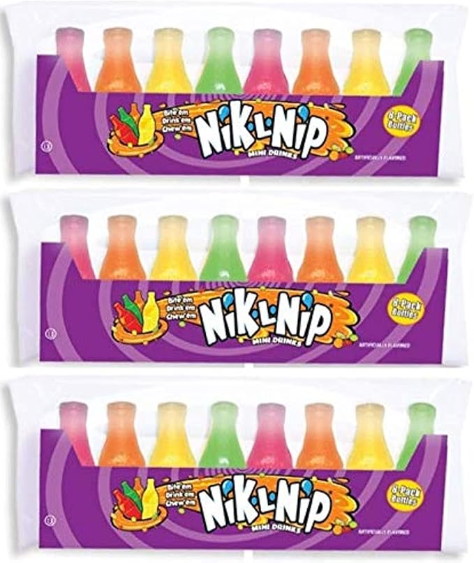 Nik-L-Nip Wax Bottles 8 pack