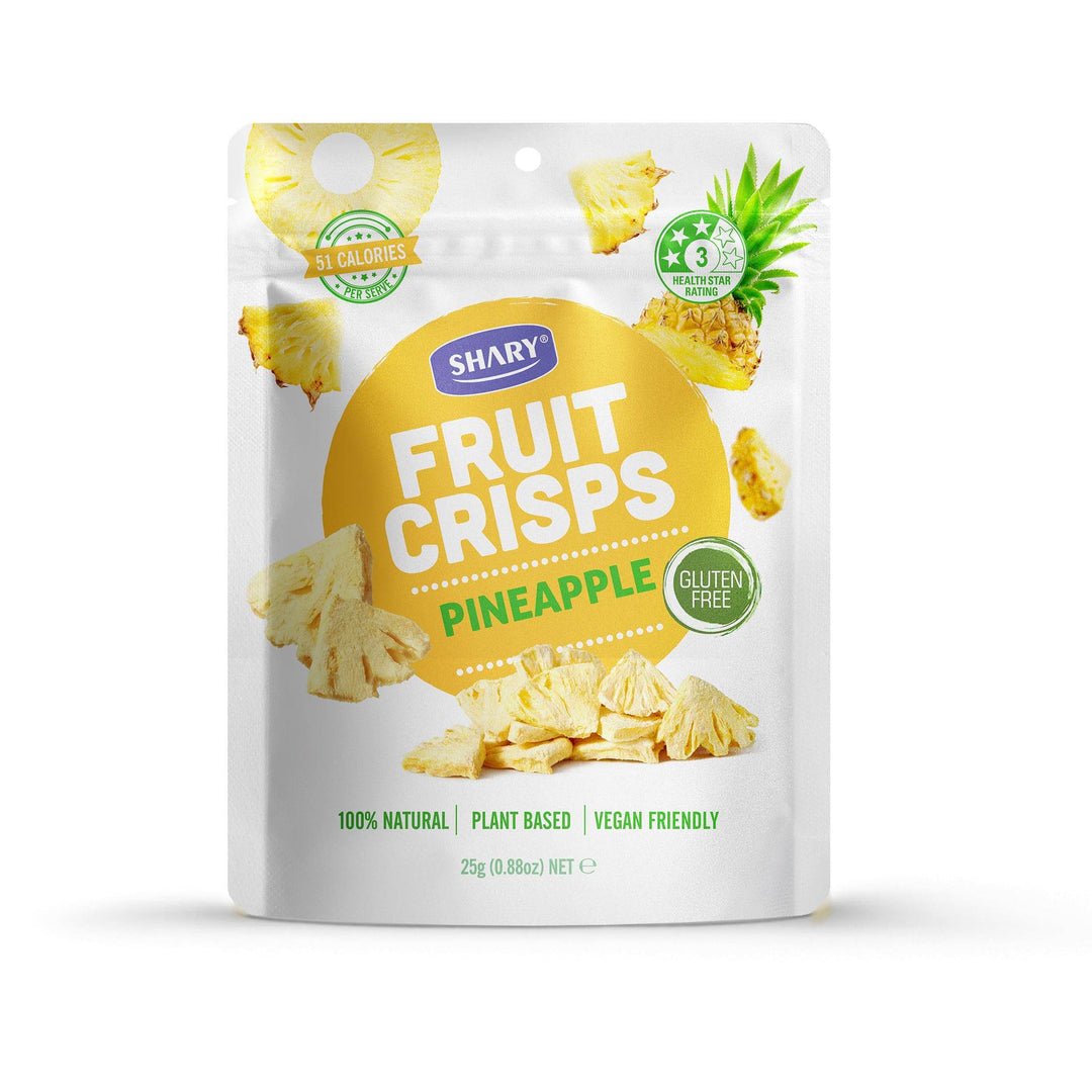 Freeze Dried Pineapple Crisps 25g