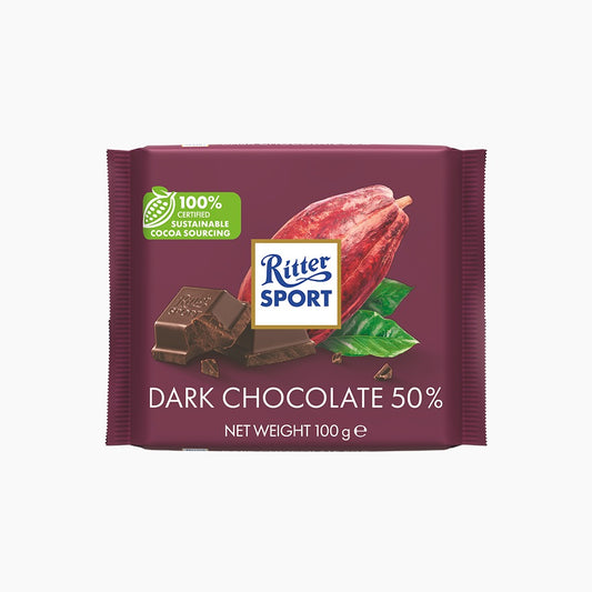 Ritter Sport Dark Chocolate 50% 100g