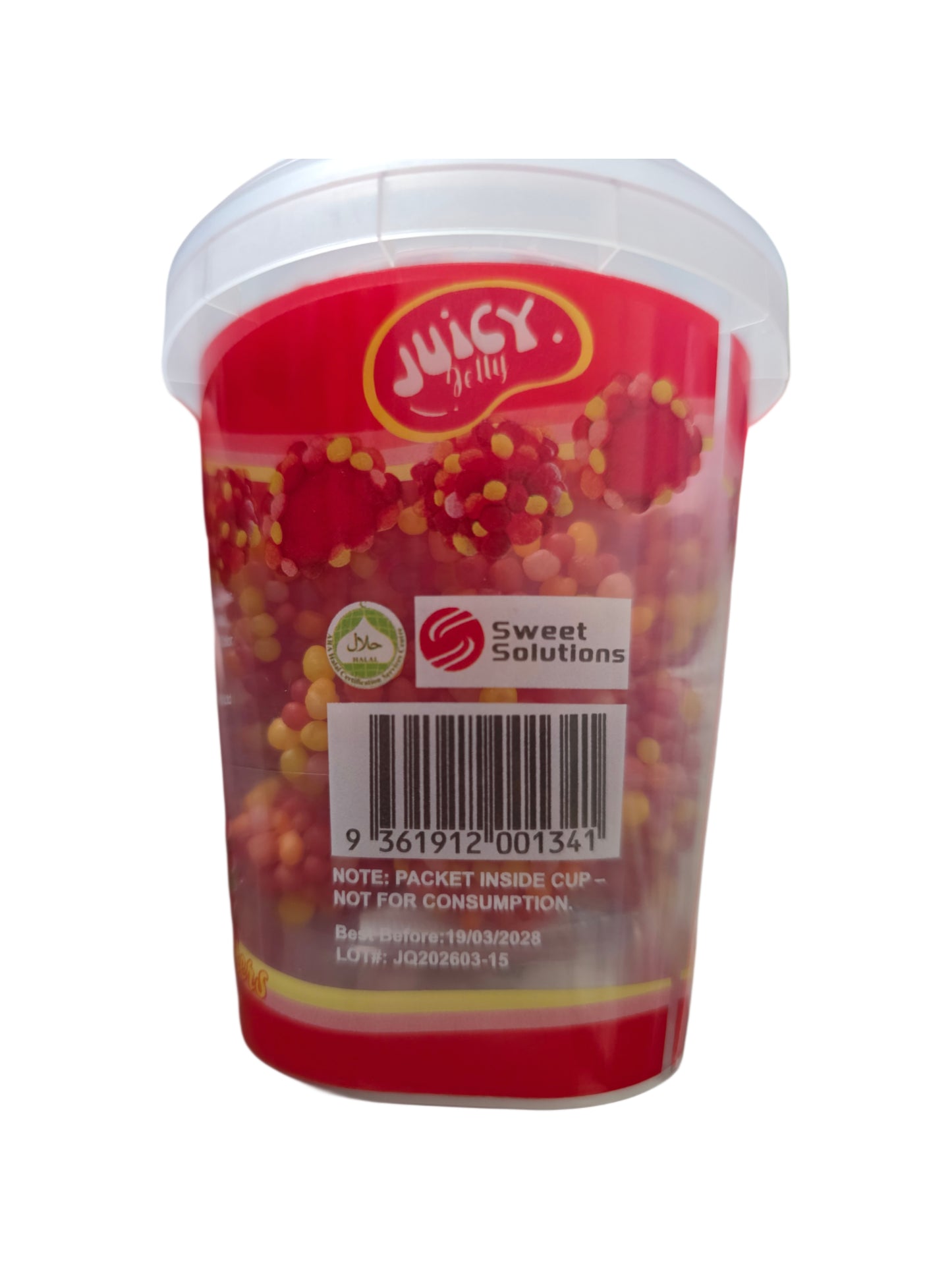 Juicy Jelly Wacky Clusters Strawberry Cup 150g
