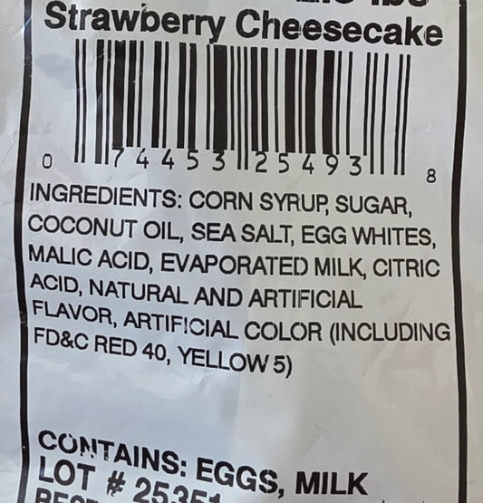 Taffy Town Saltwater Taffy Strawberry Cheesecake 100g