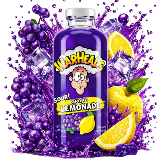 Warheads Sour Grape Lemonade 473ml