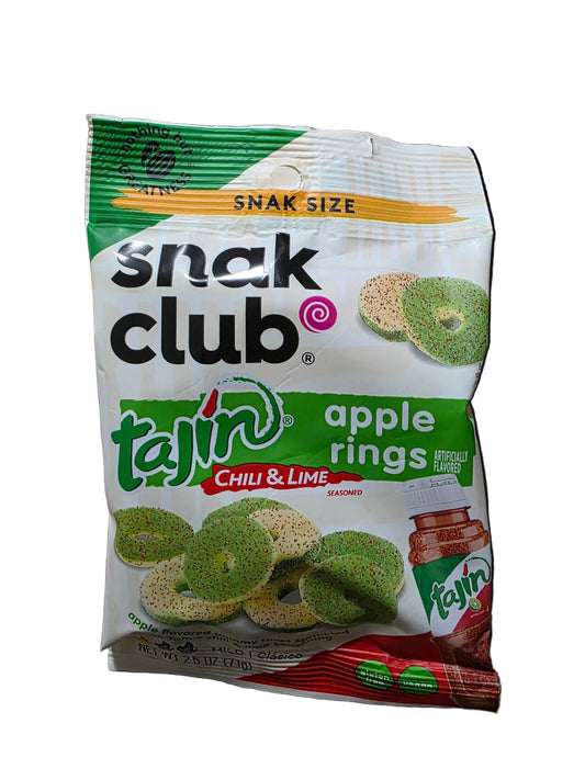 Snak Club Tajin Apple Rings Chilli & Lime 71g