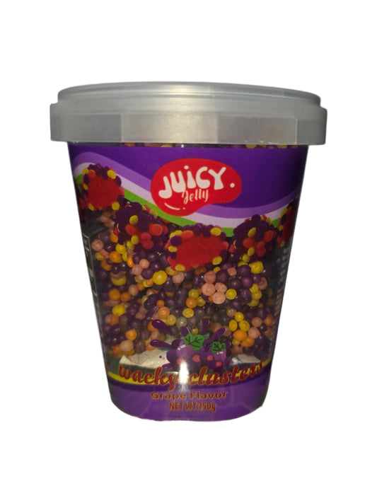 Juicy Jelly Wacky Clusters Grape Cup 150g