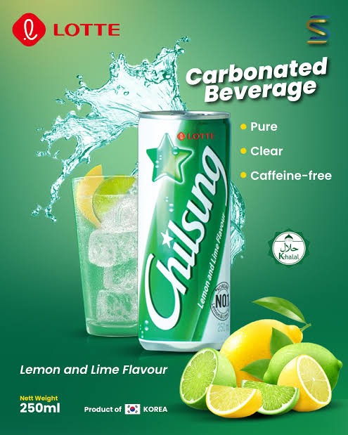 Chilsung Lemon Lime Soda 250ml