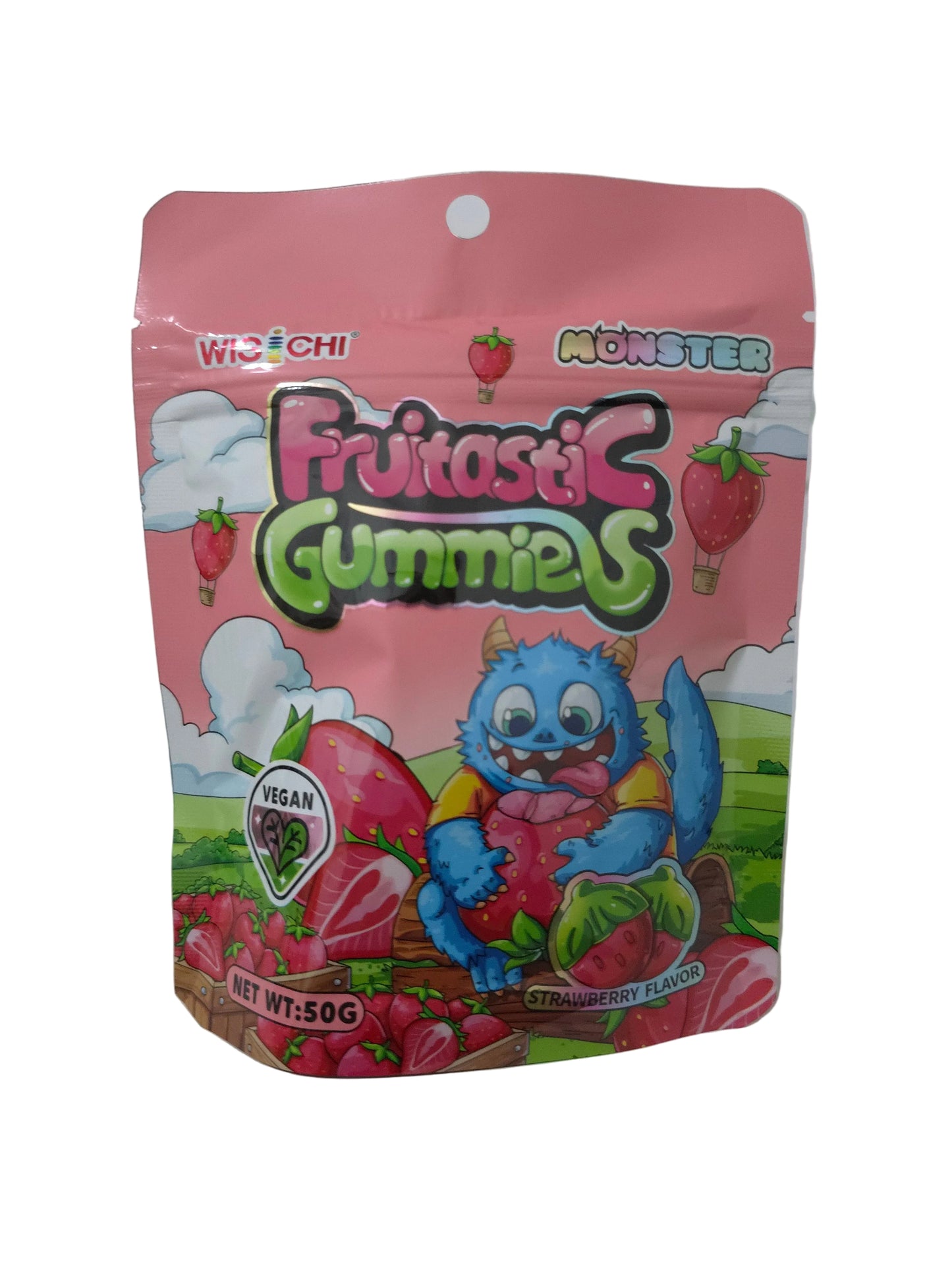 Monster Fruitastic Gummies Strawberry 50g