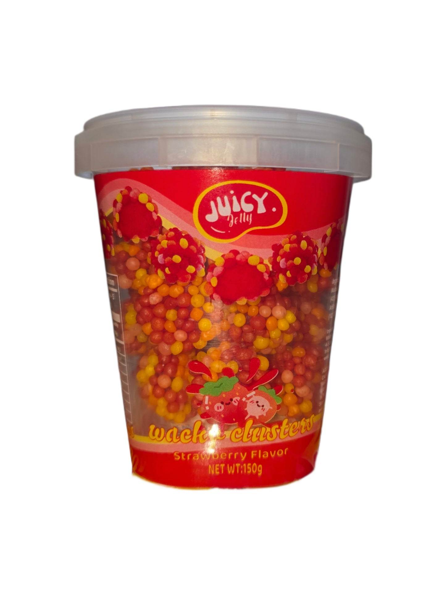 Juicy Jelly Wacky Clusters Strawberry Cup 150g