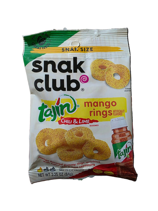 Snak Club Tajin Mango Rings 64g
