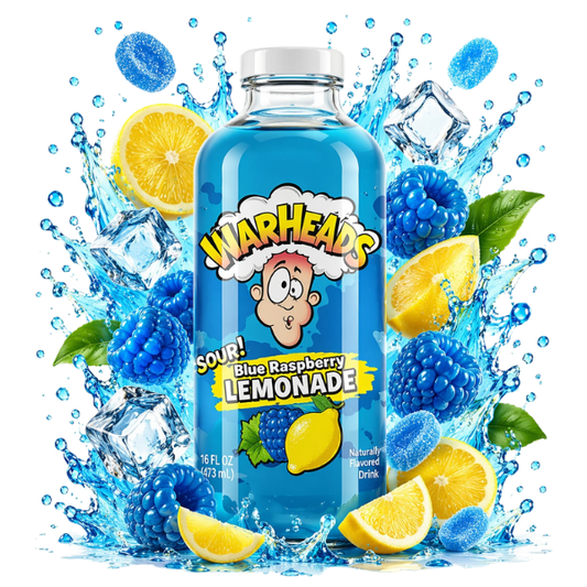 Warheads Sour Blue Raspberry Lemonade 473ml
