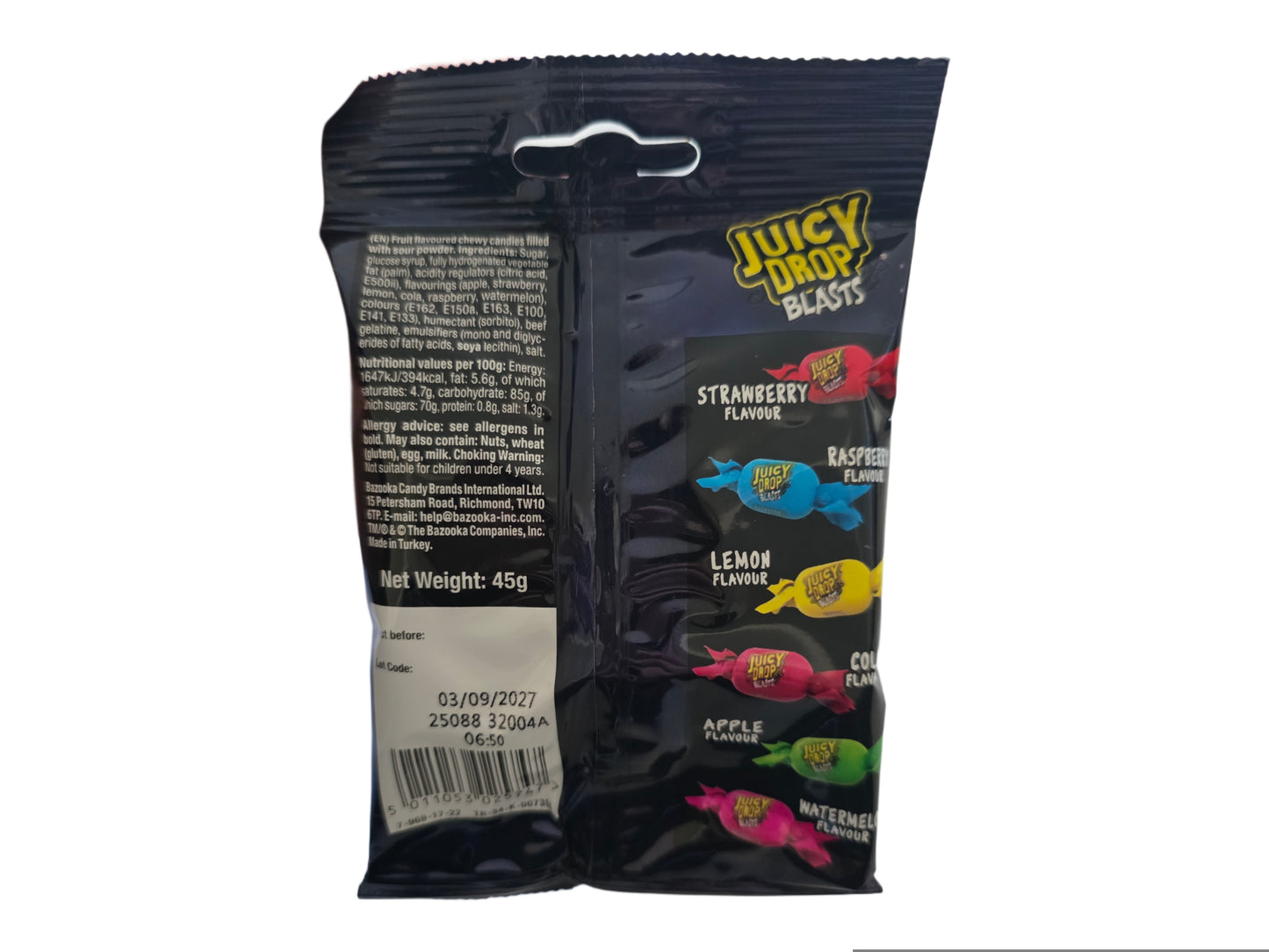Bazooka Juicy Drop Blasts 45g