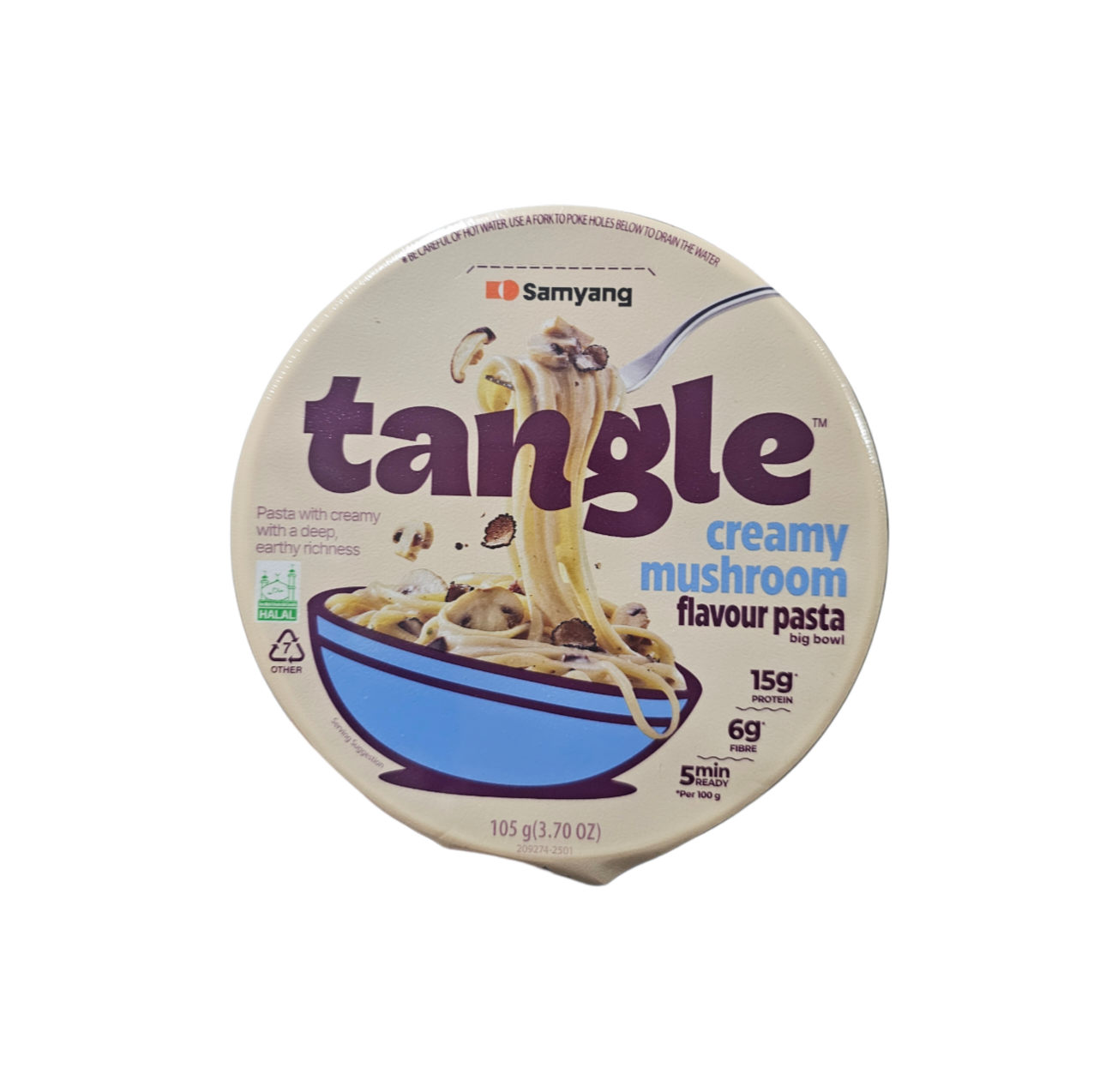 Tangle Creamy Mushroom Flavour Pasta Big Bowl 105g