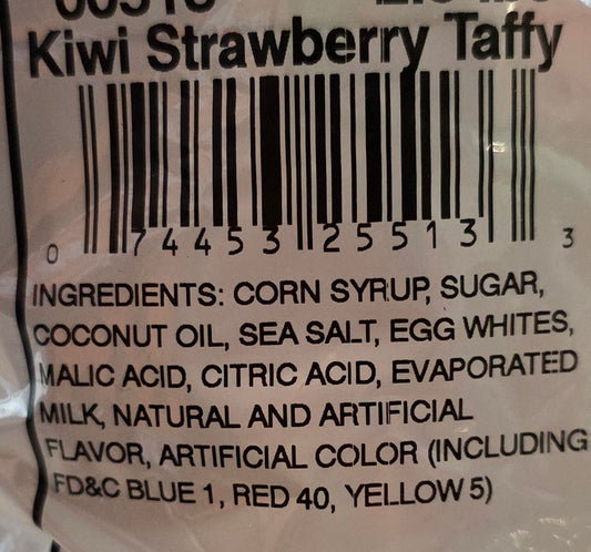 Taffy Town Salt Water Taffy Kiwi Strawberry 100g