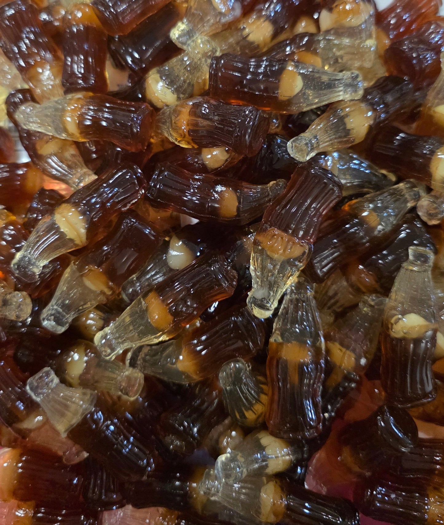 4D Bursting Cola Bottle Gummy Candy 250g