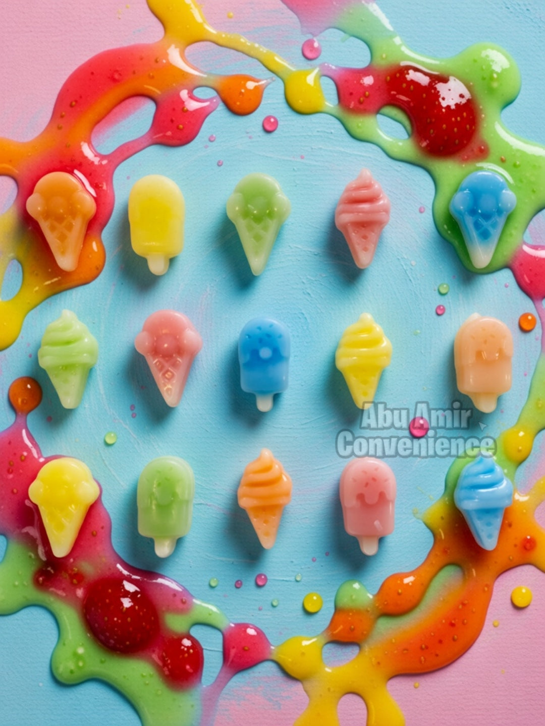 Icecream Jam Wax Candy 200g