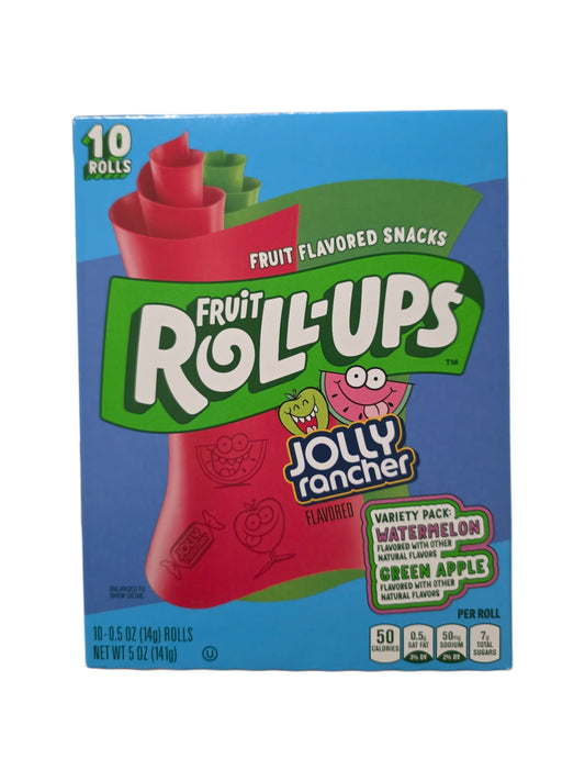 Jolly Rancher Fruit Rollups Watermelon & Green Apple 141g