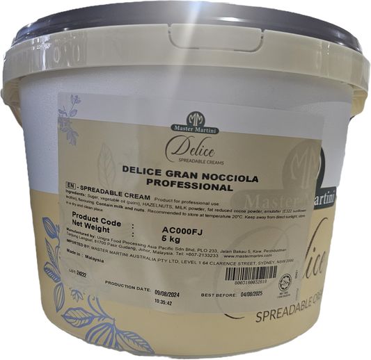 Master Martini Delice Gran Nocciola (Nutella) 5kg