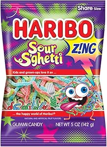 Haribo Sour S'ghetti Zing 140g