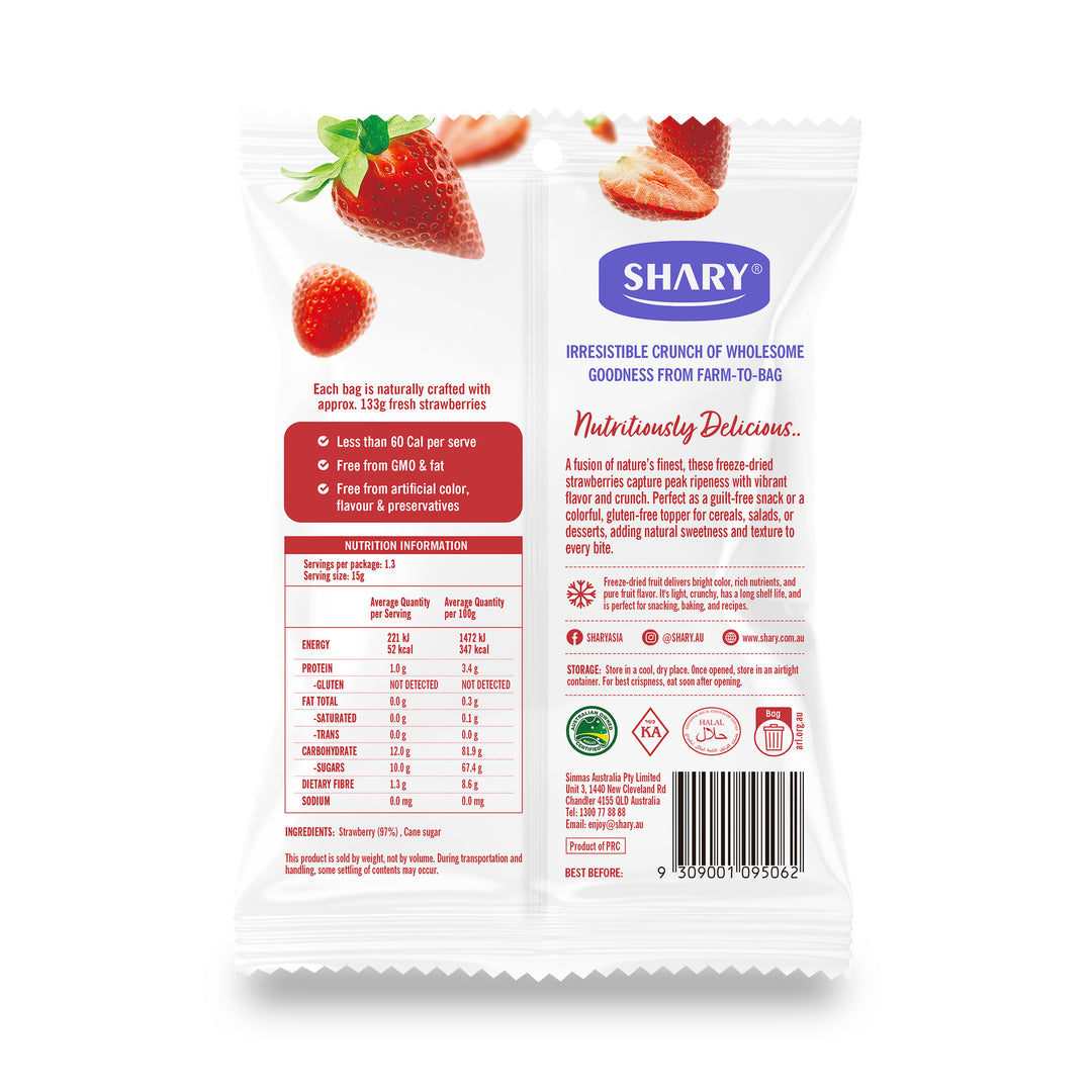 Freeze Dried Strawberry 20g