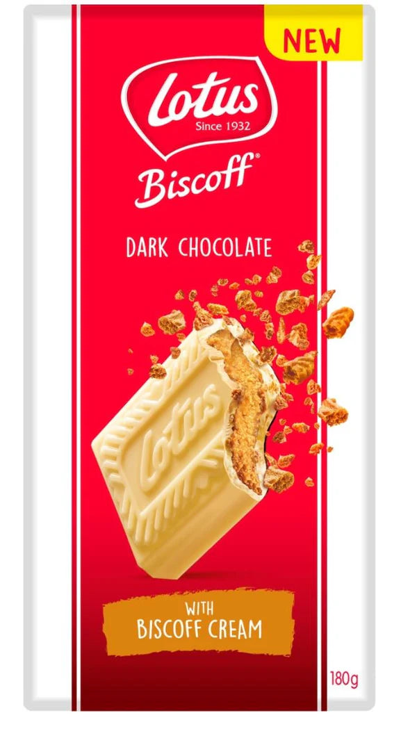Biscoff White Chocolate with Biscoff Cream 180g