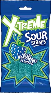 X-Treme Sour Straps Blue Raspberry 160g